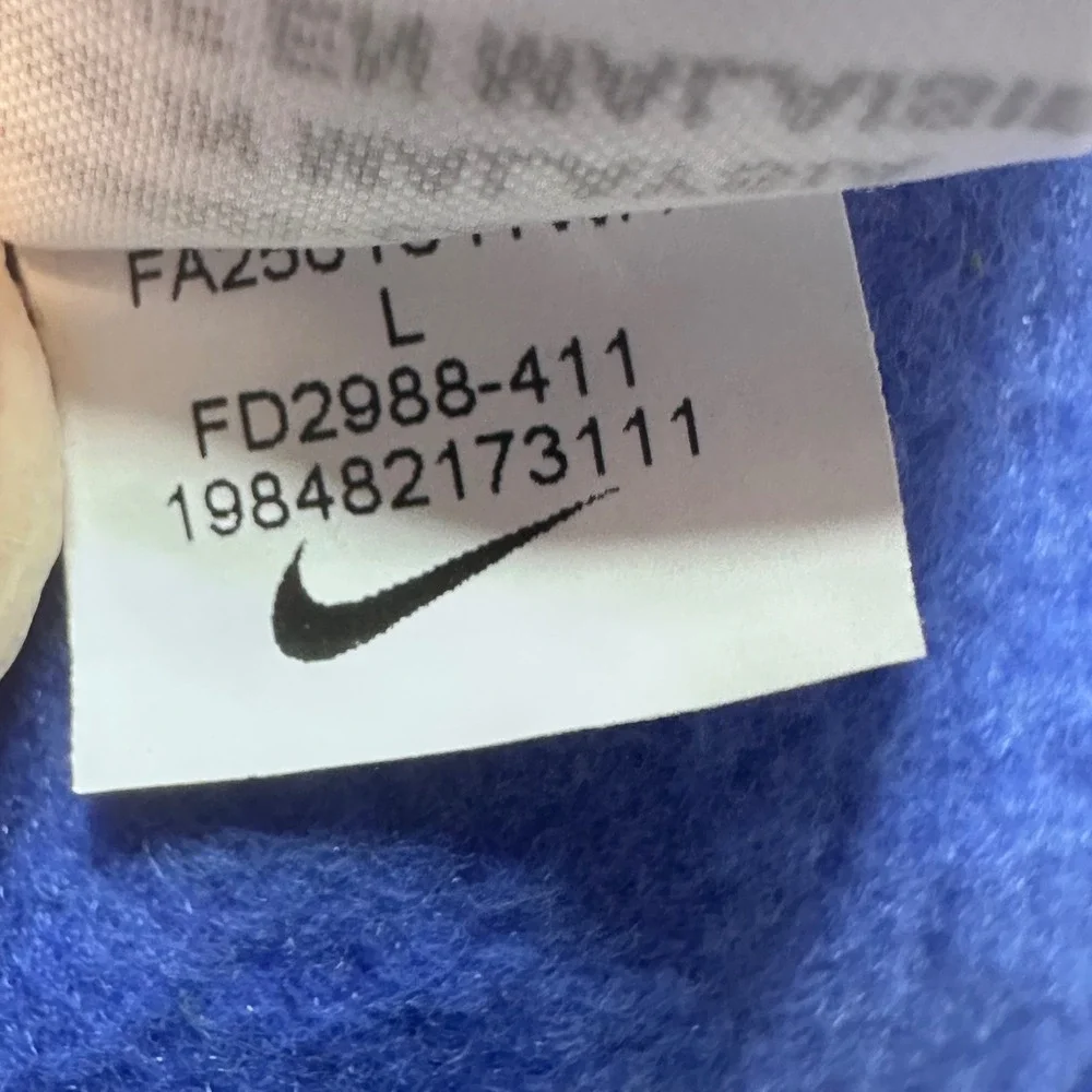 Nike Hoodie Kids L Blue FD2988-411 Sportswear Club Fleece Pullover Sweatshirt